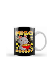 Cute Anime Cat Kitty Miso Hungry Pun Kawaii Kupa Bardak Porselen Karışık Cute Anime Cat Kitty Miso Hungry Pun Kawaii Kupa Bardak Porselen Karışık
