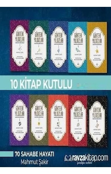 Gökteki Yıldızlar Sahabe Hayatından Dersler 10 Kitap Set - Mustaf