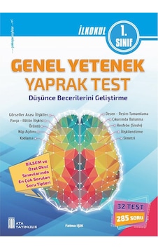 1. Sınıf Bilsem Genel Yetenek Yaprak Test 1. Sınıf Bilsem Genel Yetenek Yaprak Test