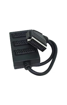 Sh Elektromer 3'lü Scart Dağıtıcı 1 Erkek-3 Dişi Scart Najmaddin