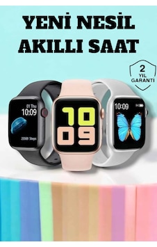 Akıllı Saat Arama Cevaplayan Dokunmatik Ekran Bleutooth Bağlantılı - 8912733107234