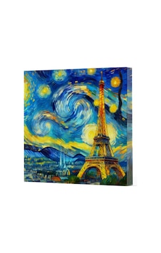 Van Gogh 9 Eyfel Kulesi - Çizgisiz Yan Boyamalı Defter Van Gogh 9 Eyfel Kulesi - Çizgisiz Yan Boyamalı Defter