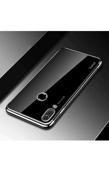Huawei Y7 Prime 2019 / Huawei Y7 2019 Kılıf Zore Dört Köşeli Lazer Silikon Kılıf Gri Huawei Y7 Prime 2019 / Huawei Y7 2019 Kılıf Zore Dört Köşeli Lazer Silikon Kılıf Gri