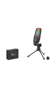 Profesyonel Gaming Rgb Mikrofon Dokunmatik Mute Ve Gain Kontrollü Type-c - Siyah Me31 Profesyonel Gaming Rgb Mikrofon Dokunmatik Mute Ve Gain Kontrollü Type-c - Siyah Me31