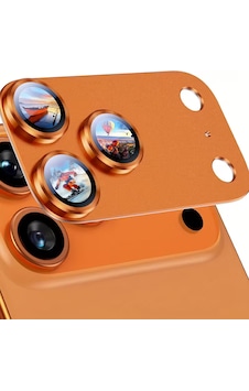 Apple Uyumlu iPhone 17 Pro Kozmik Turuncu Kamera Lens Koruyucu Apple Uyumlu iPhone 17 Pro Kozmik Turuncu Kamera Lens Koruyucu