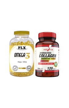 Omega 3 Balık Yağı 90 Softgel & Nevfix Collagen Hyluronic Acid Vitamin C Glutathione 120 Tablet Omega 3 Balık Yağı 90 Softgel & Nevfix Collagen Hyluronic Acid Vitamin C Glutathione 120 Tablet