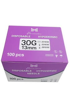 Mezoterapi İğne Ucu 30g 13 Mm 100 Adet / Kutu Mezoterapi İğne Ucu 30g 13 Mm 100 Adet / Kutu