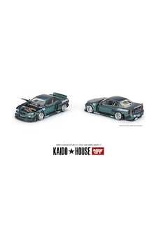 Mini Gt Kaido House Nissan Skyline Gt-r R34 Kaido Works Greddy V1 - 074