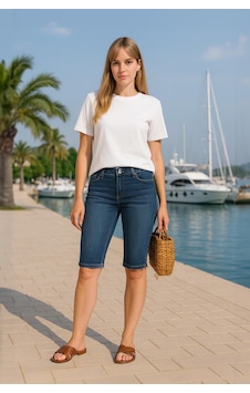 Banny Jeans Bw Kadın Jean Kapri Lacivert 34 Banny Jeans Bw Kadın Jean Kapri Lacivert 34