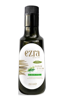 Ezra Olive Oil Soğuk Sıkım 2023 Hasat Biberiyeli Zeytinyağ 250 ML Ezra Olive Oil Soğuk Sıkım 2023 Hasat Biberiyeli Zeytinyağ 250 ML