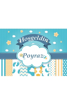 Tavşanlı Hoşgeldin Bebeğim Bebek Magnet 16 Adet