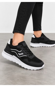 Ht Hotin Glyph Kadın Günlük Sneaker Spor Ayakkabı Siyah-beyaz Ht Hotin Glyph Kadın Günlük Sneaker Spor Ayakkabı Siyah-beyaz