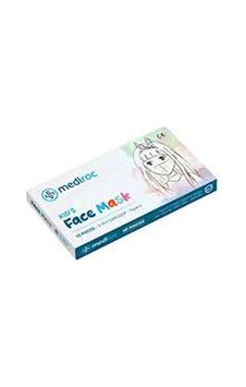 Beyaz Çocuk Maskesi Lastikli 10 Parça Bx40
