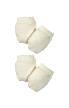 Tinylamb Pure Organik Bebek Eldiven Seti - 2 Takım Bej