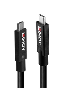 Lindy Lın-43308 5 Mt Usb Gen2 Type C To Usb Gen2 Type C 10gbps Active Usb Kablo Lindy Lın-43308 5 Mt Usb Gen2 Type C To Usb Gen2 Type C 10gbps Active Usb Kablo