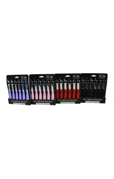 Yakut-6103 6 Parça Renkli Plastik Saplı Meyve Bıçağı