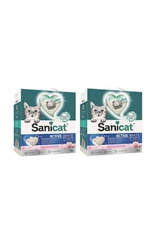 Sanicat Active White Topaklaşan Lotus Çiçeği Kokulu Bentonit Kedi Kumu 2 x 10 L Sanicat Active White Topaklaşan Lotus Çiçeği Kokulu Bentonit Kedi Kumu 2 x 10 L