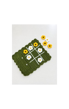 Örgü Çiçekli Xox Oyunu/el Yapımı Tic Tac Toe Montessori Oyun Seti Örgü Çiçekli Xox Oyunu/el Yapımı Tic Tac Toe Montessori Oyun Seti