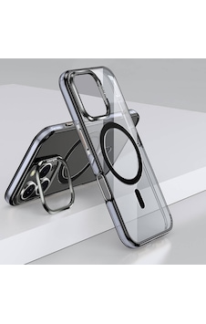 Apple iPhone 16 Pro Max Uyumlu Kılıf Magsafe Şarj Özellikli Wlons Standlı Efsane Kapak Siyah Apple iPhone 16 Pro Max Uyumlu Kılıf Magsafe Şarj Özellikli Wlons Standlı Efsane Kapak Siyah