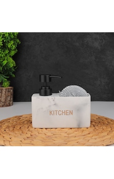 Mien Mermer Desenli Polyresin Sıvı Sabunluk Cn-56789 Mien Mermer Desenli Polyresin Sıvı Sabunluk Cn-56789