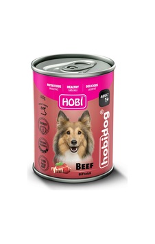 Hobi Hobidog Biftekli Yetişkin Köpek Konservesi 400 G Hobi Hobidog Biftekli Yetişkin Köpek Konservesi 400 G