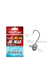 Portfish Jighead Mustad Hook 1gr No:6 Standart Portfish Jighead Mustad Hook 1gr No:6 Standart