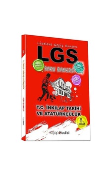 8. Sınıf T.C. İnkılap Tarihi Ve Atatürkçülük LGS Soru Bankası - Kitap Vadisi Yayınları 8. Sınıf T.C. İnkılap Tarihi Ve Atatürkçülük LGS Soru Bankası - Kitap Vadisi Yayınları