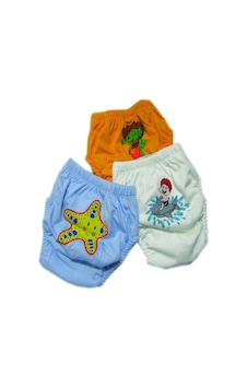 erkek bebek alıştırma kilotu 3 lü desen ve renkte fark olabilir erkek bebek alıştırma kilotu 3 lü desen ve renkte fark olabilir