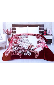 Mink Battaniye Lacasa 1091 Bordo Çift Kişilik Bordo Mink Battaniye Lacasa 1091 Bordo Çift Kişilik Bordo