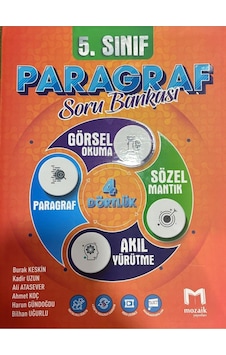 5. Sınıf Paragraf Mozaik Soru Bankası 2024-2025 5. Sınıf Paragraf Mozaik Soru Bankası 2024-2025