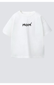 Monila Unisex Çocuk Pamuklu Bisiklet Yaka Baskılı T-shirt Ekru - Siyah Monila Unisex Çocuk Pamuklu Bisiklet Yaka Baskılı T-shirt Ekru - Siyah
