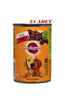 Pedigree Sığır Etli Ve Ciğerli Yetişkin Köpek Konserve Yaş Maması 24x400 Gr Pedigree Sığır Etli Ve Ciğerli Yetişkin Köpek Konserve Yaş Maması 24x400 Gr
