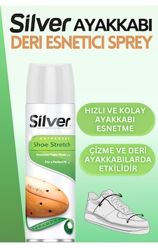 Silver Ayakkabı ve Deri Esnetici Genişletici Sprey Shoe Stretch 150 ML Silver Ayakkabı ve Deri Esnetici Genişletici Sprey Shoe Stretch 150 ML
