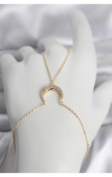 Mey İthalat Pirinç Gold Renk Hilal Model Zirkon Taşlı Kadın Şahmeran Çok Renkli Mey İthalat Pirinç Gold Renk Hilal Model Zirkon Taşlı Kadın Şahmeran Çok Renkli