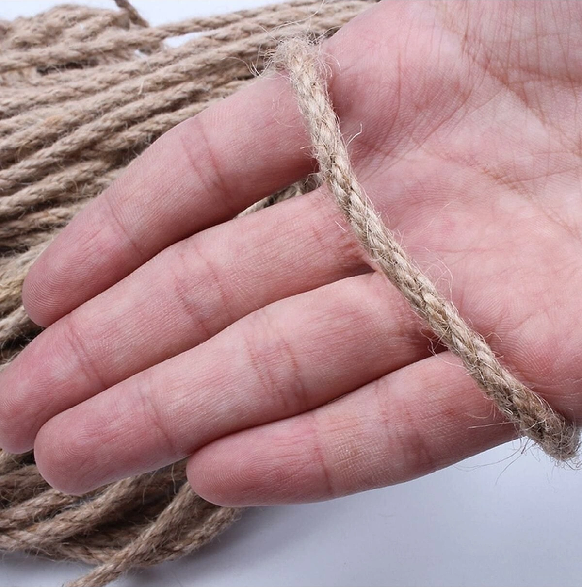4 Mm 20 Metre Jüt Halat - Kendir İp - Dekor İpi 4 Mm 20 Metre Jüt Halat - Kendir İp - Dekor İpi