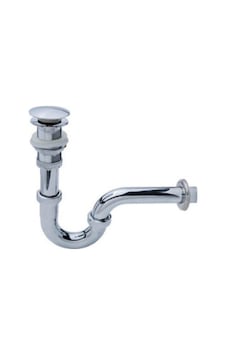 Creavit Donau Lavabo Gideri Krom Lavabo Sifonu Pop Up Ø32 Mm U Borulu Donau