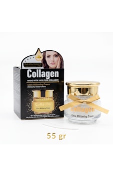 Collagen Extra Whitening Lüks Yüz Kremi 55 G Avokado Yağı, E Vitamini & Yaban Mersini Özlü Yoğun Nemlendirici, Aydınlatıcı Yüz Bakım Kremi Collagen Extra Whitening Lüks Yüz Kremi 55 G Avokado Yağı, E Vitamini & Yaban Mersini Özlü Yoğun Nemlendirici, Aydınlatıcı Yüz Bakım Kremi