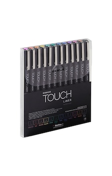 Touch Liner Teknik Çizim Kalemi Seti 0.1 Mm. 12 Renk Touch Liner Teknik Çizim Kalemi Seti 0.1 Mm. 12 Renk