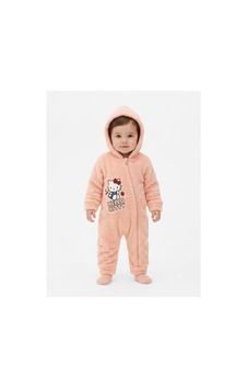 Chicsy Baby Hello Kitty Lisanslı Kız Bebek Welsoft Peluş Tulum Kapüşonlu Fermuarlı Kışlık Bebek Tulumu Somon Chicsy Baby Hello Kitty Lisanslı Kız Bebek Welsoft Peluş Tulum Kapüşonlu Fermuarlı Kışlık Bebek Tulumu Somon