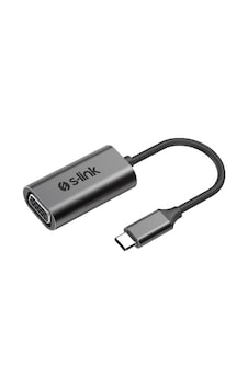 S-Link Swapp Sw-U514 Gri Metal Type-C To Vga Hub S-Link Swapp Sw-U514 Gri Metal Type-C To Vga Hub