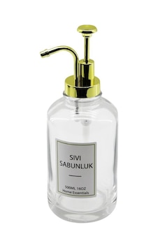 Yuvarlak Cam Şişe - Şeffafsıvı Sabunluk 500ml Pompa - Musluk Ayrık Model Başlı 4835 Siyah Yuvarlak Cam Şişe - Şeffafsıvı Sabunluk 500ml Pompa - Musluk Ayrık Model Başlı 4835 Siyah