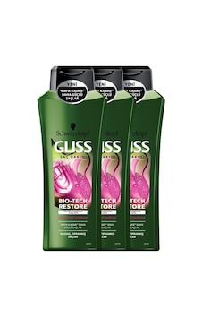 Gliss Bio-Tech Restore Şampuan 3 x 525 ML Gliss Bio-Tech Restore Şampuan 3 x 525 ML