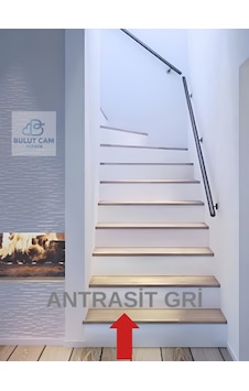 Alüminyum Antrasit Gri Merdiven Tutamak, Korkuluk Yaşlı Engelli Duvar Tutamağı 100 Cm Alüminyum Antrasit Gri Merdiven Tutamak, Korkuluk Yaşlı Engelli Duvar Tutamağı 100 Cm