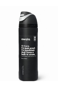 Owala Freesip 24 Oz 710 Ml Kilitli Kapaklı Çift Katmanlı Paslanmaz Çelik Termos Siyah Owala Freesip 24 Oz 710 Ml Kilitli Kapaklı Çift Katmanlı Paslanmaz Çelik Termos Siyah