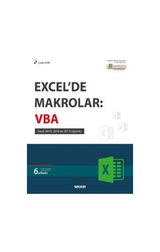 Excel'de Makrolar: VBA - Cenk İltir - Seçkin Excel'de Makrolar: VBA - Cenk İltir - Seçkin