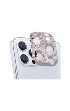 Ally Apple Uyumlu iPhone 12 Pro Max Diamond Taş İşlemeli Kamera Koruyucu Lens Rose Ally Apple Uyumlu iPhone 12 Pro Max Diamond Taş İşlemeli Kamera Koruyucu Lens Rose