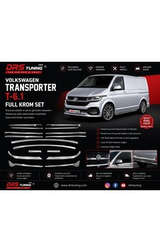 Volkswagen Transporter T6.1 2019+ Full Krom Set