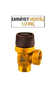 1/2'lik Emniyet Ventili 6 Bar 1/2'lik Emniyet Ventili 6 Bar