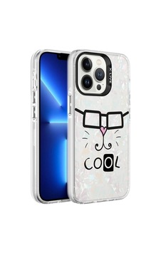 Apple Uyumlu iPhone   13 Pro Max Kılıf   Mermer Desenli Zore Marbello Kapak