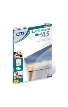 Mas Laminasyon Filmi A5 Şeffaf